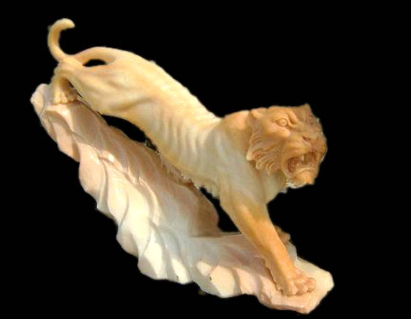 marble Tiger Sculpture