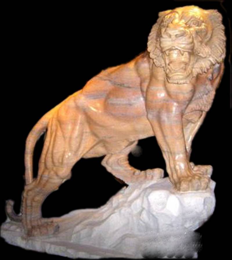 marble Tiger Sculpture