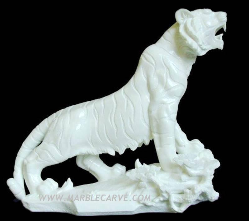 marble Tiger Sculpture