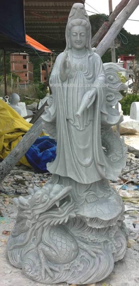 marble Kwanyin buddha carving sculpture photo image