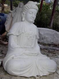  Marble Buddha carving Sculpture Garden carving photo image