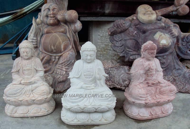 marble Buddha Statue carving sculpture