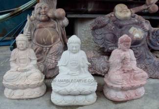 Marble Buddha Statue carving Sculpture Garden carving photo image