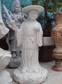  Marble Monk carving Sculpture Garden carving photo image