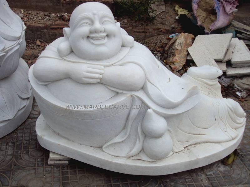 marble Buddha statue carving sculpture