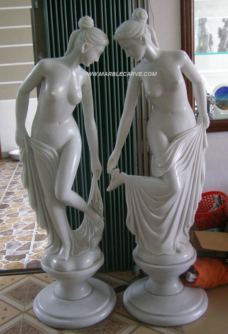 marble lady statue sculpture