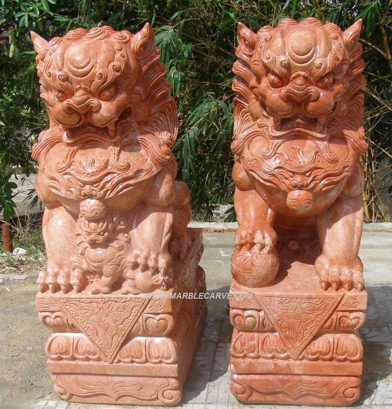 marble foodog statue sculpture