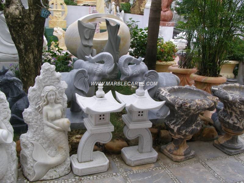 marble Garden Lantern  Fountain statue sculpture
