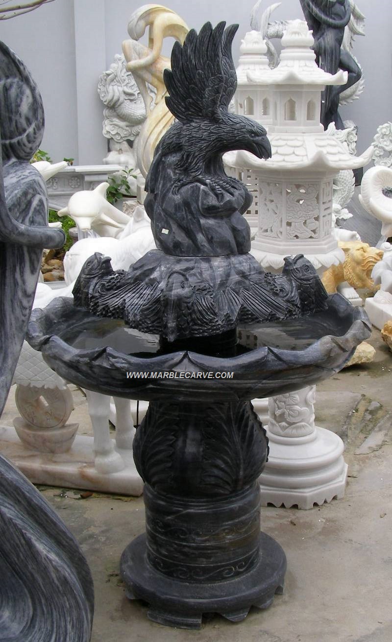 marble Eagle Fountain statue sculpture