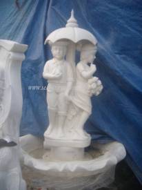 marble fountain sculpture carving