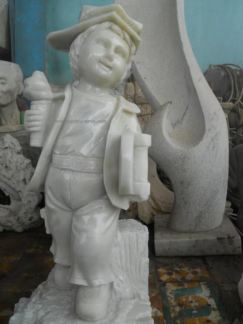 marble Child sculpture