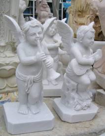 Marble Angel Statue carving Sculpture Garden carving photo image