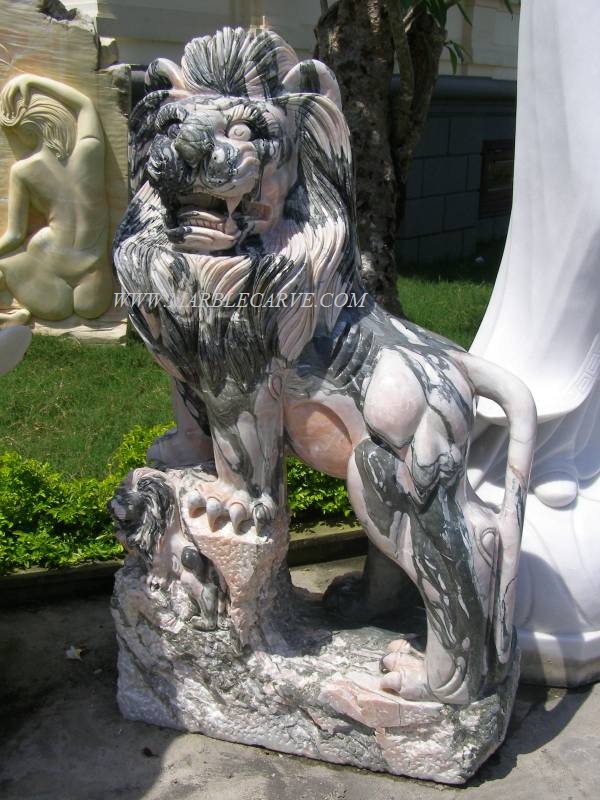 marble Lion Statue