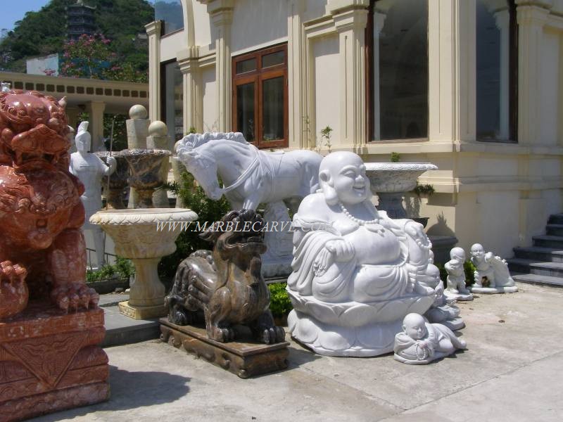 Buddha Statue marble carving sculpture