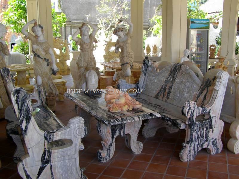 marble Table carving sculpture