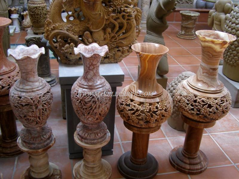 marble Vase carving sculpture