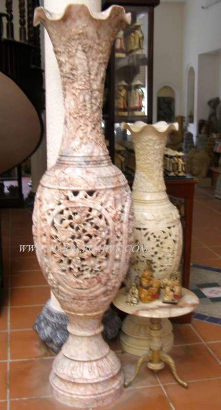 marble Vase carving sculpture
