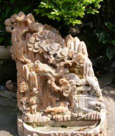 Marble carving Sculpture Garden carving photo image