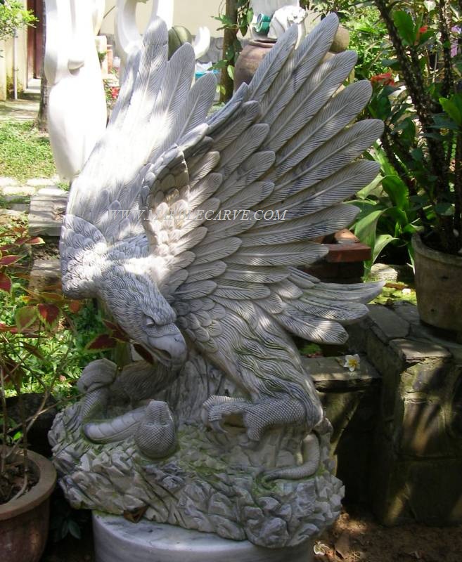 marble Eagle carving sculpture