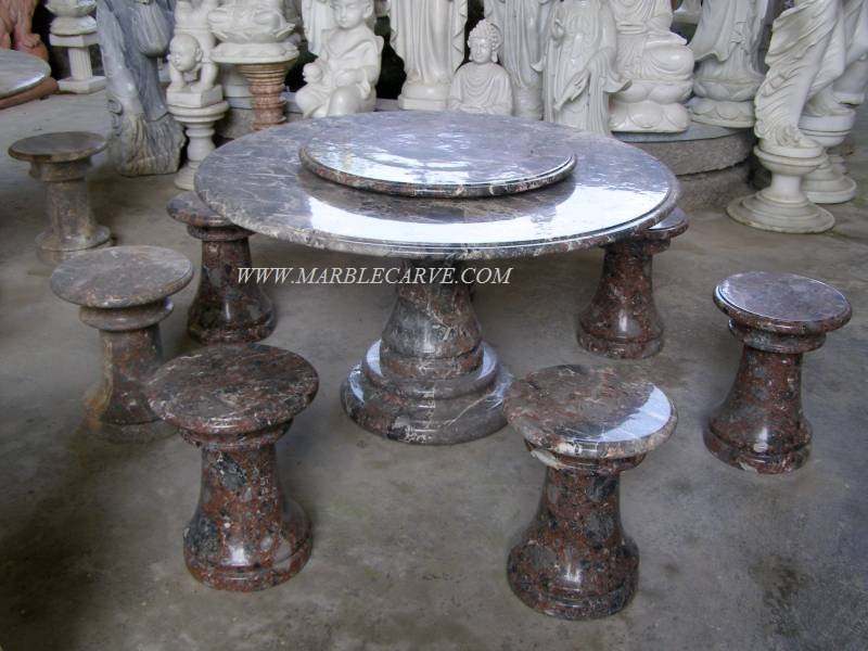 marble Cafe Table carving sculpture