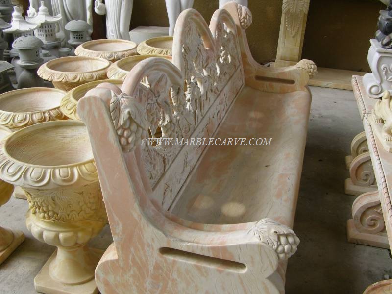 marble Bench carving sculpture
