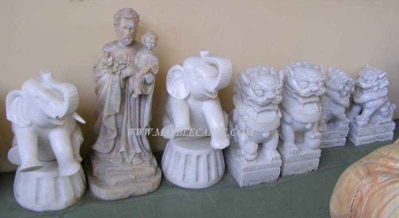 marble Elephant Statue