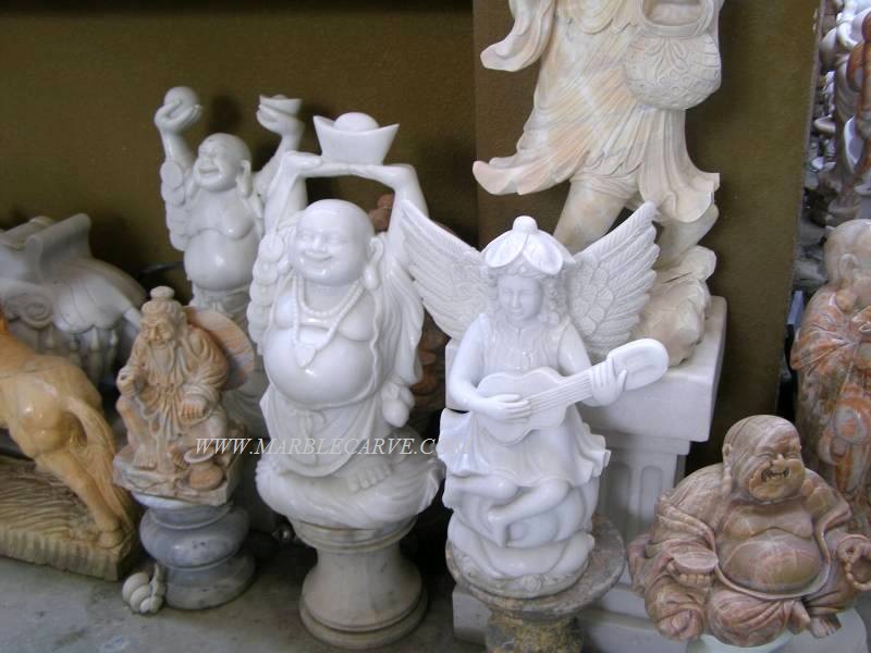 marble Angel carving sculpture