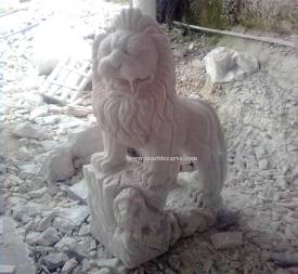 Marble Lion Statue Sculpture statue carving