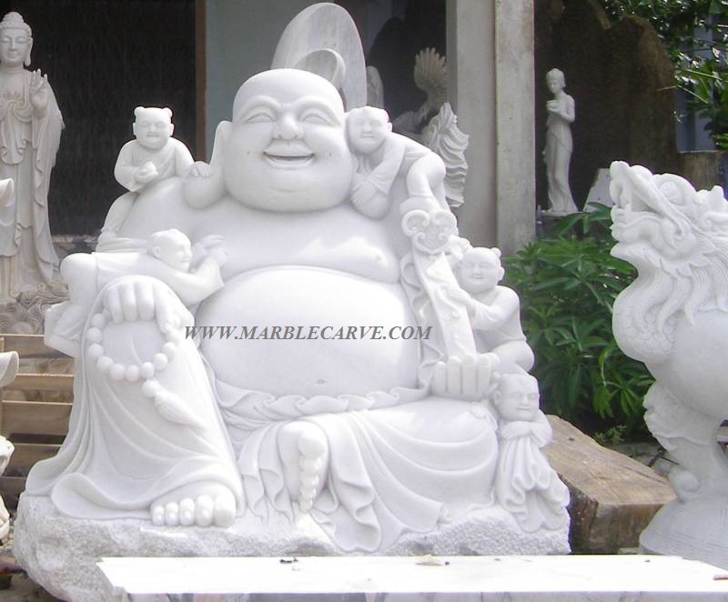 happy Buddha statue sculpture