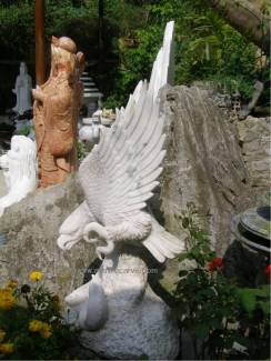 marble Eagle art statue carving sculpture