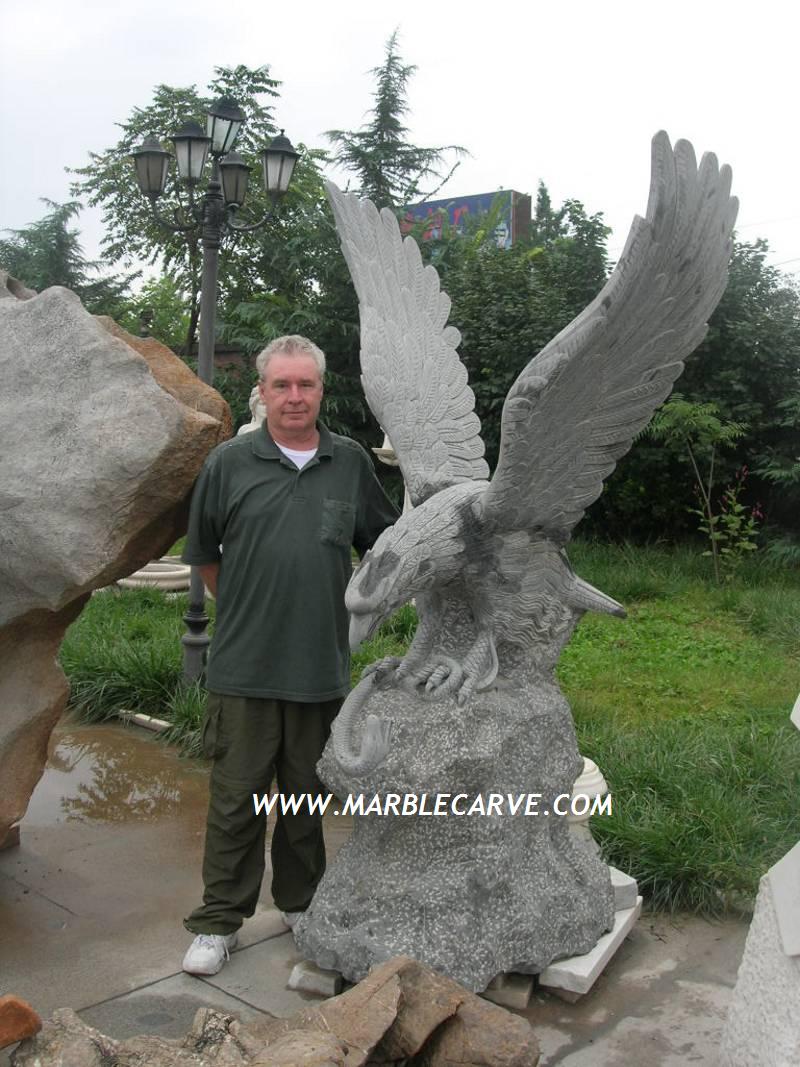 Marble Eagle Statue Art Carving marble CN1127