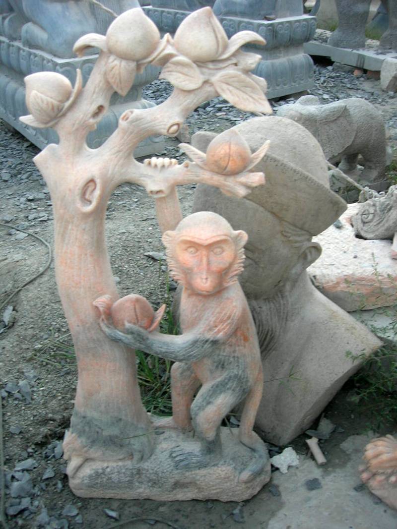 marble Monkey Statue