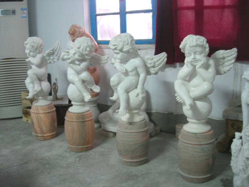 marble Charibs Statue