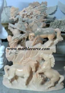 marble horse Carving