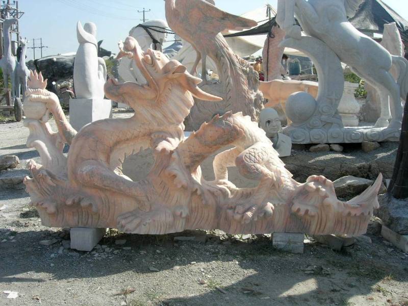 marble Dragon Statue