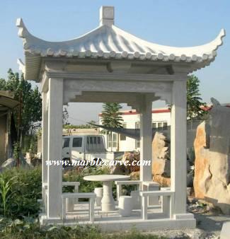 marble Gazebo Carving
