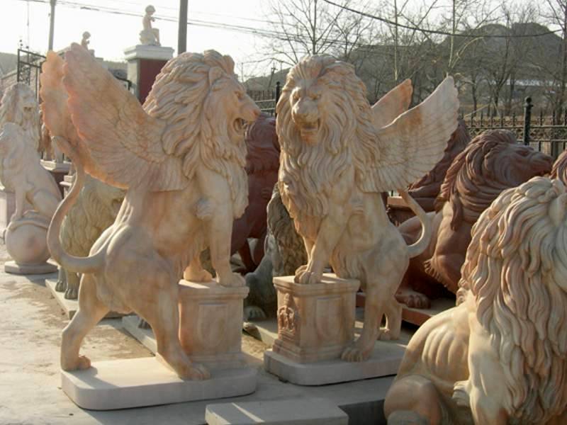 marble Lion Statue