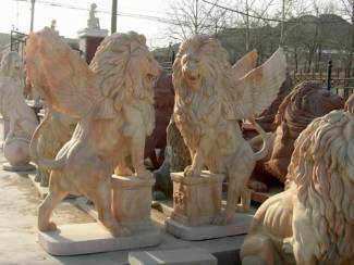 marble Lion Statue