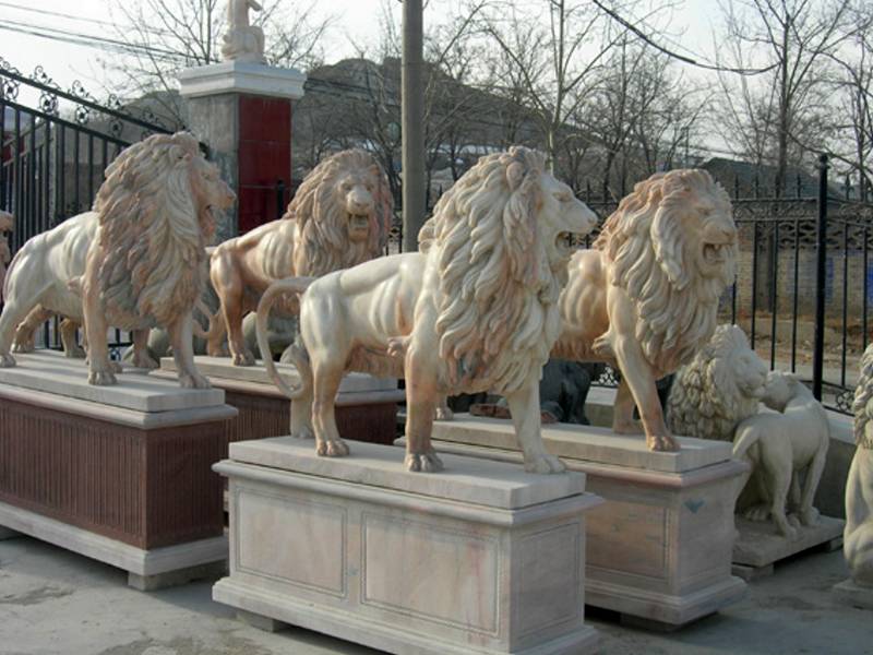 marble Lion Statue