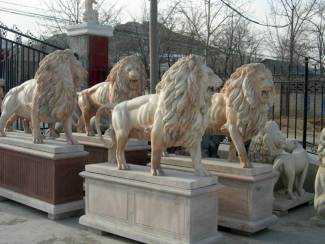 marble Lion Statue