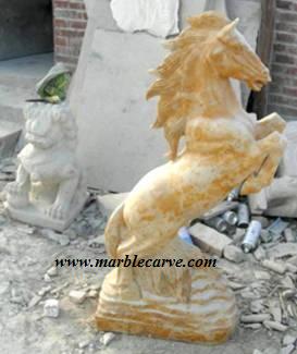 marble Horse Carving