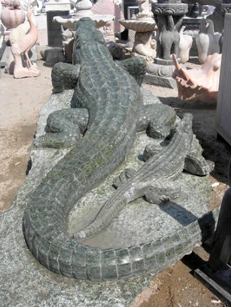 marble Crocodile Statue
