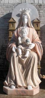 Mary marble Carving