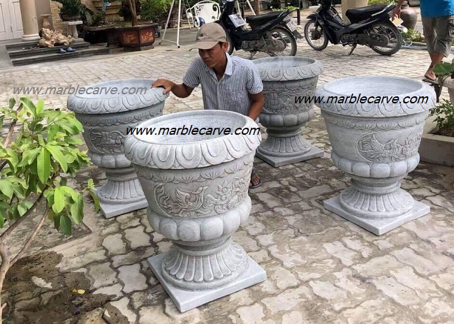 marble planter statue sculpture